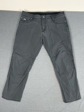 Kuhl Revolver Casual Straight-Leg Jeans in Charcoal Gray